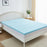 90x200cm Thickness 5cm Memory Foam Mattress Slow Rebound Gel Particles Cool Feeling Mattress - Blue - 1