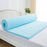 90x200cm Thickness 5cm Memory Foam Mattress Slow Rebound Gel Particles Cool Feeling Mattress - Blue - 3