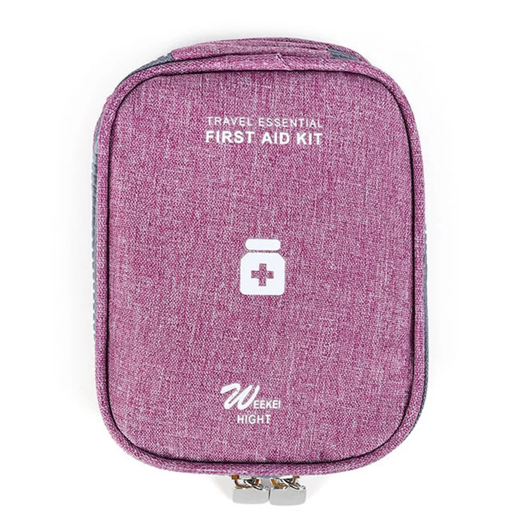 TB-0623 Medicine Bag Pill Storage Medication Pill Box Case Travel Medicine Storage Box Bag, Size: S - Purple - 1
