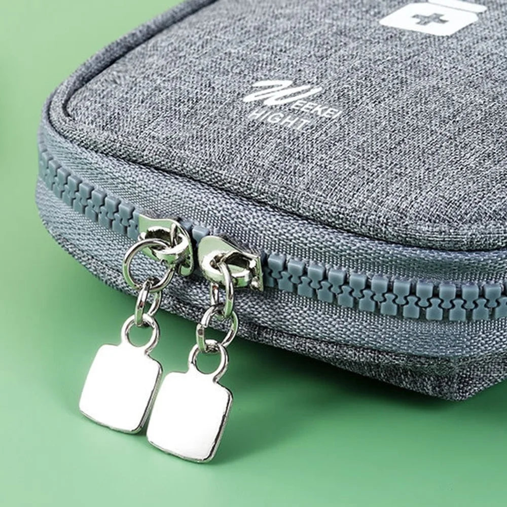 TB-0623 Medicine Bag Pill Storage Medication Pill Box Case Travel Medicine Storage Box Bag, Size: S - Purple - 4
