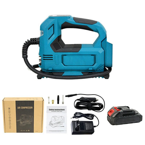 Cordless Tyre Inflator Air Compressor 150 PSI Digital Display Car Cigarette Lighter Pump with 1 Battery - 1
