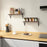 2Pcs Storage Shelf Wood Board Wall Mounted Living Room Home Organizer Rack - Brown - 2