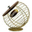 Fruit Basket Iron Art Coffee Capsule Snacks Storage Oblique Basket with Lid, Gold / COFFEE Letter - 1
