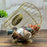 Fruit Basket Iron Art Coffee Capsule Snacks Storage Oblique Basket with Lid, Gold / COFFEE Letter - 3