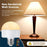 Magnetic E27 Colorful LED Rechargeable Night Light Remote Control Timing Dimming Light Bulb - 2