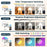 Magnetic E27 Colorful LED Rechargeable Night Light Remote Control Timing Dimming Light Bulb - 4