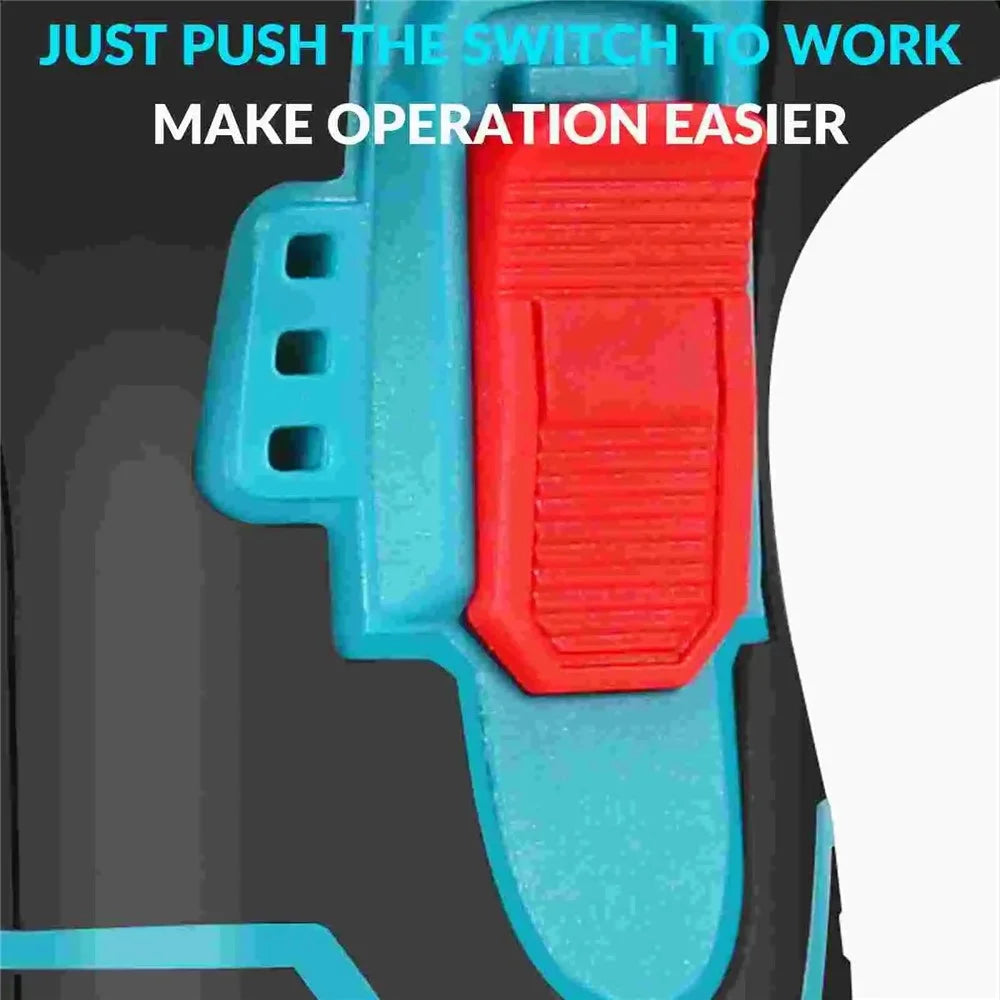 AOTUO Rechargeable 3-inch Angle Grinder Handheld Polisher with 2 Batteries and 3 Cutting Blades, EU Plug - 6