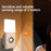Motion Sensor LED Night Light Bedroom Hallway Corridor Rechargeable Plug-In Emergency Flashlight - EU Plug - 6