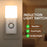 TB-38SCSLIRO Wireless Charging Human Body Induction LED Night Light RGB 7 Colors SOS Flashlight - White  /  EU Plug - 3