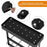 Movable 16 Hooks Cup Holder Carbon Steel Kitchen Counter Coffee Mug Organizer Rack with Draining Basket - 6