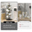 Wooden Coffee Mug Tree Shape Holder 360 Degree Rotating 8 Hooks Cup Organizer Display Stand - Black - 3