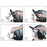 Multi-Purpose Stroller Bicycle Wheelchair Cup Holder TPR Foldable Drink Bottle Holder - Black - 5