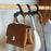 10Pcs Arched PP Hooks Wardrobe Organizer Handbag Scarf Hat Storage Hanger - Black - 7