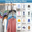 5Pcs Plastic Clothes Hanger 5 Hole Design Anti Slip Rotatable Space Saving Wardrobe Organizer - Black - 3