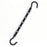 Plastic Clothes Hanger 5 Hole Design Anti Slip Rotatable Space Saving Wardrobe Organizer - Black - 1
