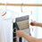 S Shape 5 Layer Pants Hanger Stainless Steel Space Saving Trousers Jeans Ties Wardrobe Organizer - 2