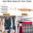 5 Layer S Shaped Pants Hanger Stainless Steel Non-Slip Multifunction Trousers Ties Wardrobe Organizer - 2