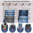 5 Layer S Shaped Pants Hanger Stainless Steel Non-Slip Multifunction Trousers Ties Wardrobe Organizer - 3