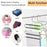 5 Layer S Shaped Pants Hanger Stainless Steel Non-Slip Multifunction Trousers Ties Wardrobe Organizer - 4