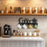 3Pcs Wall Mounted Coffee Mug Holder Rack with 12 Hooks Iron Art Tea Cup Hanger Organizer - 2