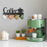 3Pcs Wall Mounted Coffee Mug Holder Rack with 12 Hooks Iron Art Tea Cup Hanger Organizer - 6