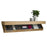 Wall Mount Floating Shelf Hidden Storage Box Secret Compartment Organizer for Home Office - Wood Color - 1