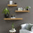Wall Mount Floating Shelf Hidden Storage Box Secret Compartment Organizer for Home Office - Wood Color - 2