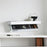 Wall Mount Floating Shelf Hidden Storage Box Secret Compartment Organizer for Home Office - Wood Color - 4