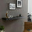 Wall Mount Floating Shelf Hidden Storage Box Secret Compartment Organizer for Home Office - Wood Color - 6