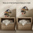 Mushroom Shape Wall Mounted Wooden Small Potted Plant Storage Shelf Ornament Display Rack - 4