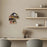 Mushroom Shape Wall Mounted Wooden Small Potted Plant Storage Shelf Ornament Display Rack - 5