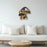 Mushroom Shape Wall Mounted Wooden Small Potted Plant Storage Shelf Ornament Display Rack - 6