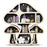 Mushroom Shape Wall Mounted Decorative Shelf Wooden Hanging Organizer Storage Rack - 1