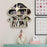 Mushroom Shape Wall Mounted Decorative Shelf Wooden Hanging Organizer Storage Rack - 5