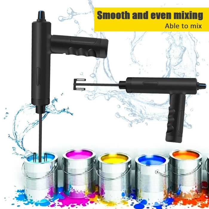 Foldable Electric Epoxy Resin Mixer Handheld Resin Stirrer with Adjustable Speed - Black - 5