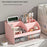 Plastic Desktop Organizer Rack Stationery Sundries Storage Box with Transparent Drawers - White - 2