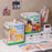 Clear Children's Book Organizer Desktop Bookshelf Storage Box For Picture Books  /  Desk Organization - 2