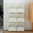 Vertical Shoe Rack No Drill Foldable Shoes Organizer for Entryway Bathroom Slippers Storage Shelf - White - 7