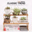A37 2 Tier Bamboo Plant Stand Desktop Succulents Self Organizer for Office Living Room - 3