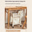 2 Tier Rolling Storage Rack Under Desk Organizer with Wheels for Home / Dormitory - 2