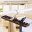 Multifunction Belt Organizer Rack Space Saving Closet Storage Hanger for Ties Scarves Hats - Brown - 4