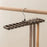 Multifunction Belt Organizer Rack Space Saving Closet Storage Hanger for Ties Scarves Hats - Brown - 7