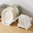 Kitchen Dish Drying Rack Plate Organizer Countertop Drainer Drawer Vertical Plate Divider Storage Holder - 6