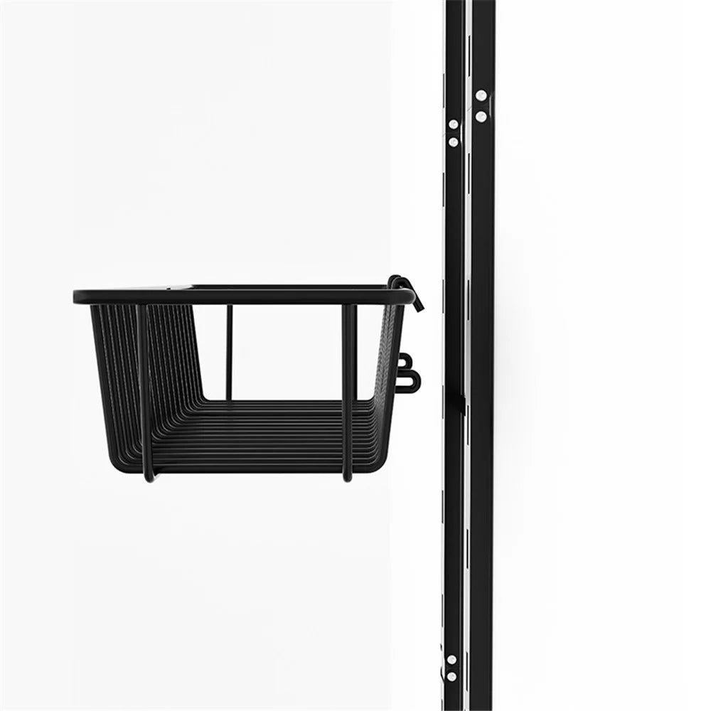 6 Tier Hanging Organizer Multi Layer Door Storage Rack No Drill Design for Kitchen Bedroom Bathroom - 2