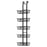 5 Tier Hanging Organizer Multi Layer Door Storage Rack No Drill Design for Kitchen Bedroom Bathroom - 1