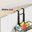5 Tier Hanging Organizer Multi Layer Door Storage Rack No Drill Design for Kitchen Bedroom Bathroom - 4