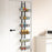 5 Tier Hanging Organizer Multi Layer Door Storage Rack No Drill Design for Kitchen Bedroom Bathroom - 6