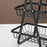 2-Tier Fruit Basket Iron Mesh Kitchen Storage Organizer with Handle Living Room Snack Holder Rack - Black - 4