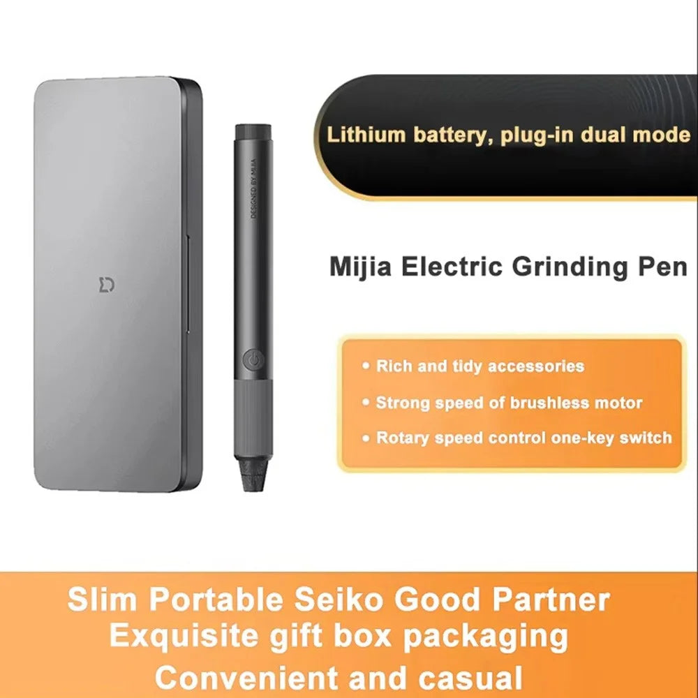 XIAOMI MIJIA Electric Grinding Pen with 16 Grinding Heads Set for DIY Crafting Polishing Engraving Tool (Chinese Version) - 2