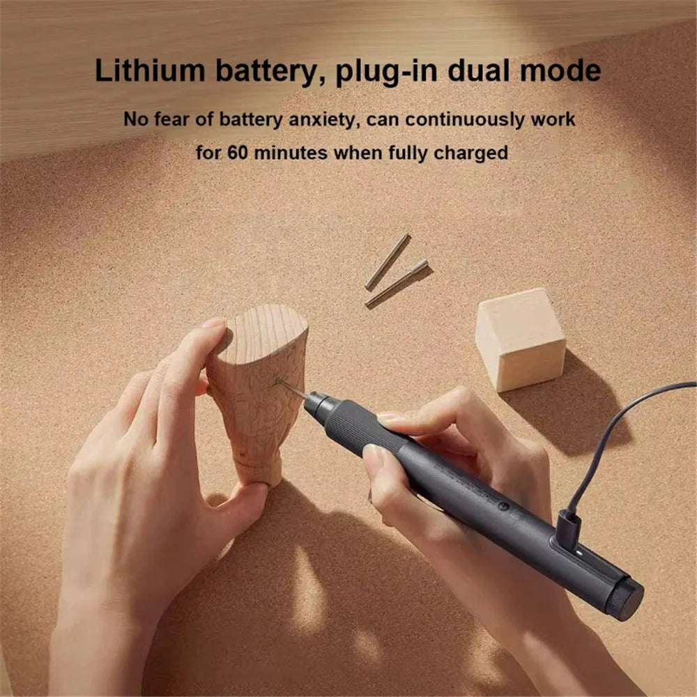 XIAOMI MIJIA Electric Grinding Pen with 16 Grinding Heads Set for DIY Crafting Polishing Engraving Tool (Chinese Version) - 5